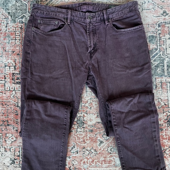 Bonobos Jeans Men's 35x34 Purple Travel Straight - Picture 2 of 8